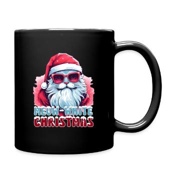Chat angora turc du Père Noël - Mug uni - noir - Droite