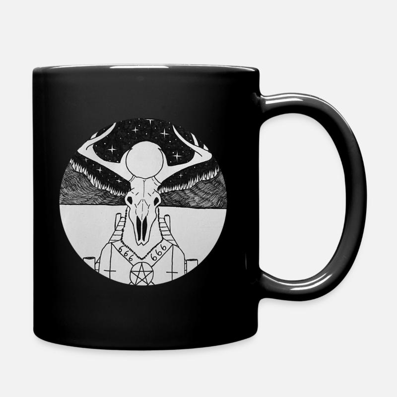 Cerf gothique - Mug uni - noir