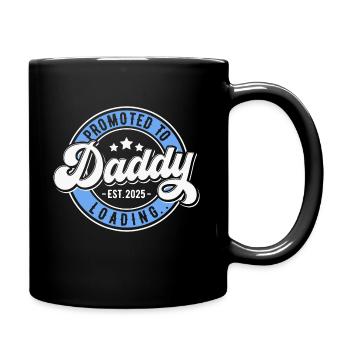 Promotion to Dad 2025 - Full Colour Mug - black - Right