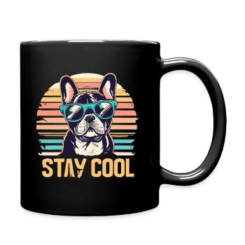 Stay Cool Frenchie Bulldog Édition d’été 2025 - Mug uni - noir - Droite