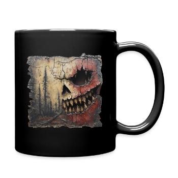Wir fürchten den Wald - Tasse einfarbig - Schwarz - Rechts