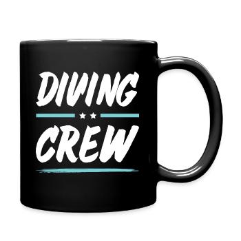 Diving Crew - Tasse einfarbig - Schwarz - Rechts