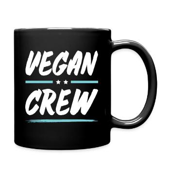 Vegan Crew - Full Colour Mug - black - Right