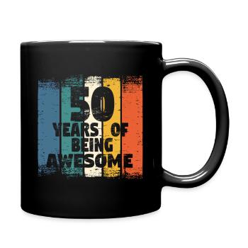 Birthday 50 years - Full Colour Mug - black - Right