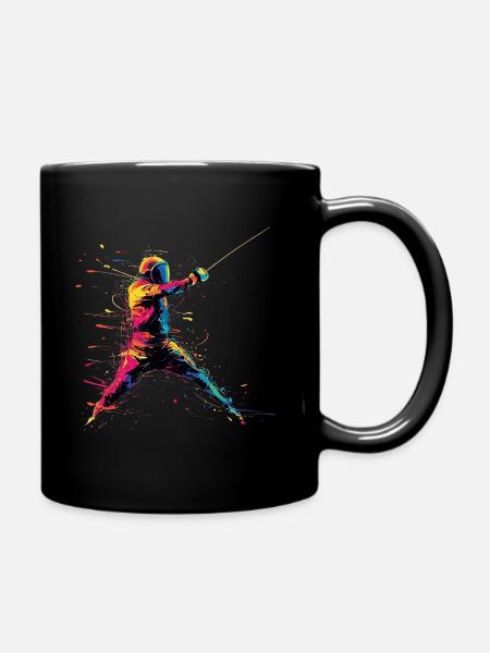 Escrimeur Escrimeur Cadeau - Mug uni - noir