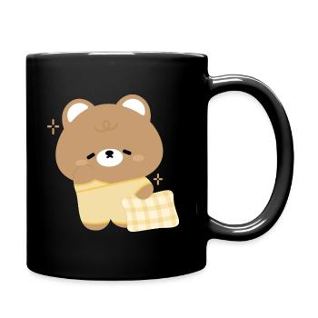 Sleepy Bear - Full Colour Mug - black - Right