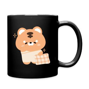 Sleepy Tiger - Full Colour Mug - black - Right