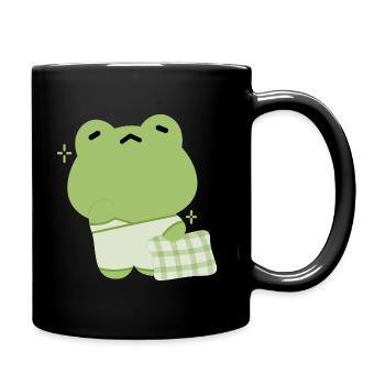 Sleepy Frog - Full Colour Mug - black - Right