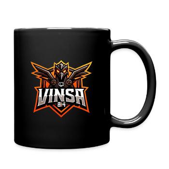 Red Eagle logo only - Full Colour Mug - black - Right