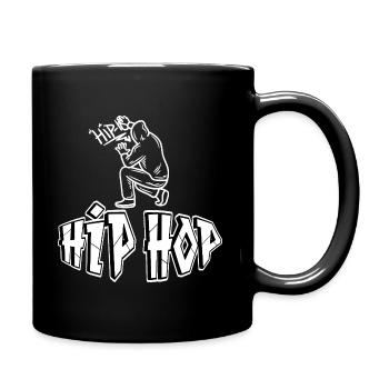 hip hop - Mug uni - noir - Droite