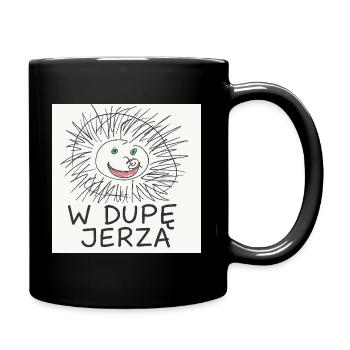 In Jerz' Arsch - Tasse einfarbig - Schwarz - Rechts