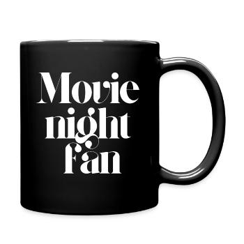 Movie night fan - Full Colour Mug - black - Right