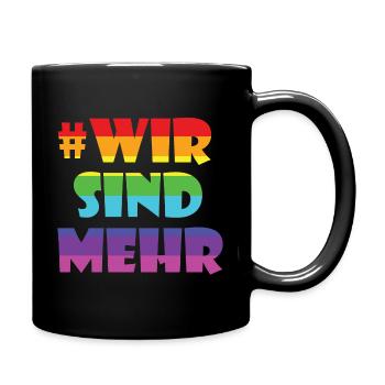 Nous sommes plus - Mug uni - noir - Droite