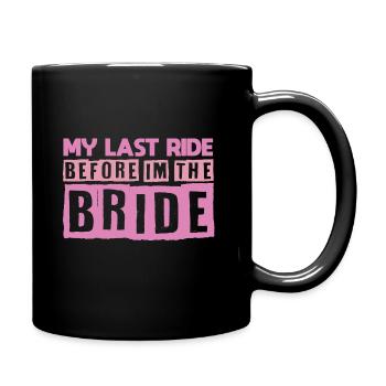 Motif de mariée pour enterrement de vie de garçon - Mug uni - noir - Droite