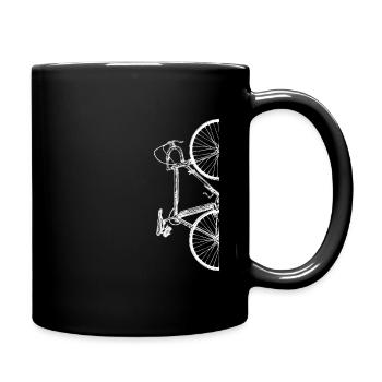Biker Bike Jersey E Bike Mountain Bike MTB Shirt - Full Colour Mug - black - Right