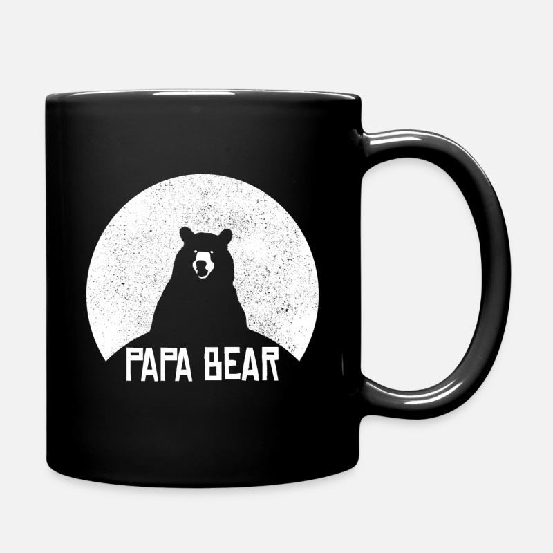 Daddy Bear Proud Daddy's proud father - Full Colour Mug - black