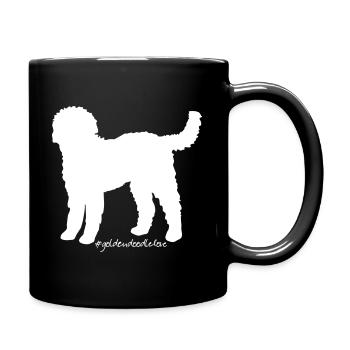goldendoodlelove - Tasse einfarbig - Schwarz - Rechts