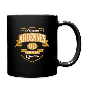 Ardennes - Mug uni - noir - Droite