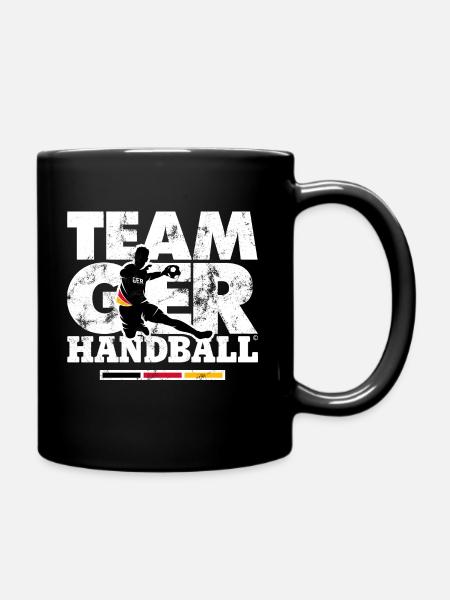 HANDBALL EM TEAM GERMANY - Tasse einfarbig - Schwarz