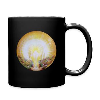 Coeur de jésus - Mug uni - noir - Droite