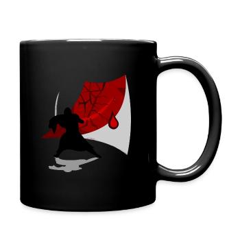 Ninja - Tasse einfarbig - Schwarz - Rechts