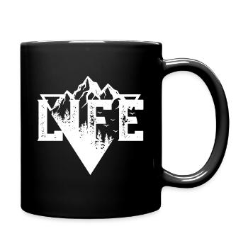 ADVENTURE LIFE - Full Colour Mug - black - Right