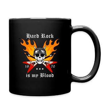 Le hard rock est mon sang, rock, rock, rocker - Mug uni - noir - Droite