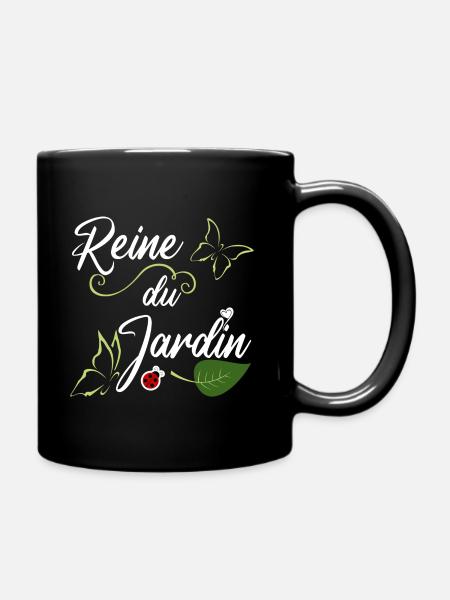 reine du jardin. Passionnée de jardinage. Femme - Mug uni - noir