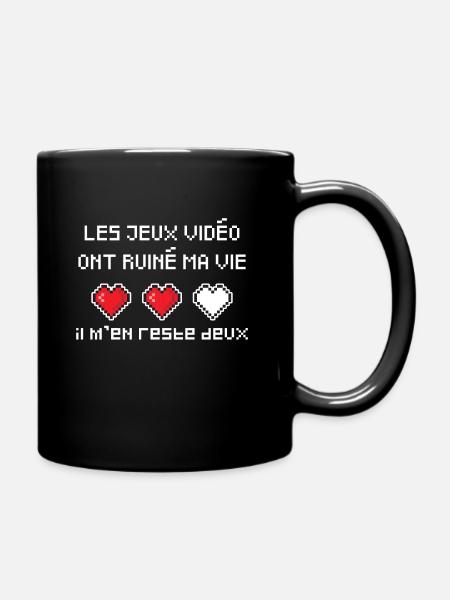 Les jeux vidéo ont ruiné ma vie Humour Geek.Gaming - Mug uni - noir