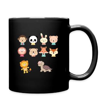 Animals - Full Colour Mug - black - Right