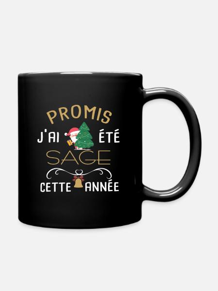 Humour noël, idée cadeau original père noël - Mug uni - noir