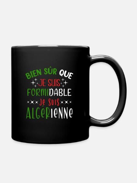Algérienne Algérie, idée cadeau région, ville - Mug uni - noir