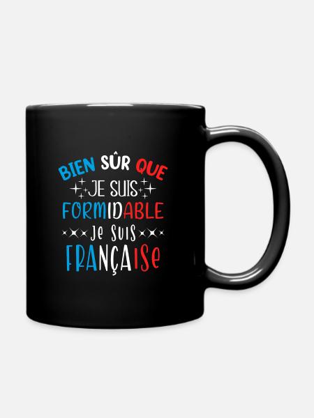 France française humour pays idée cadeau région - Mug uni - noir