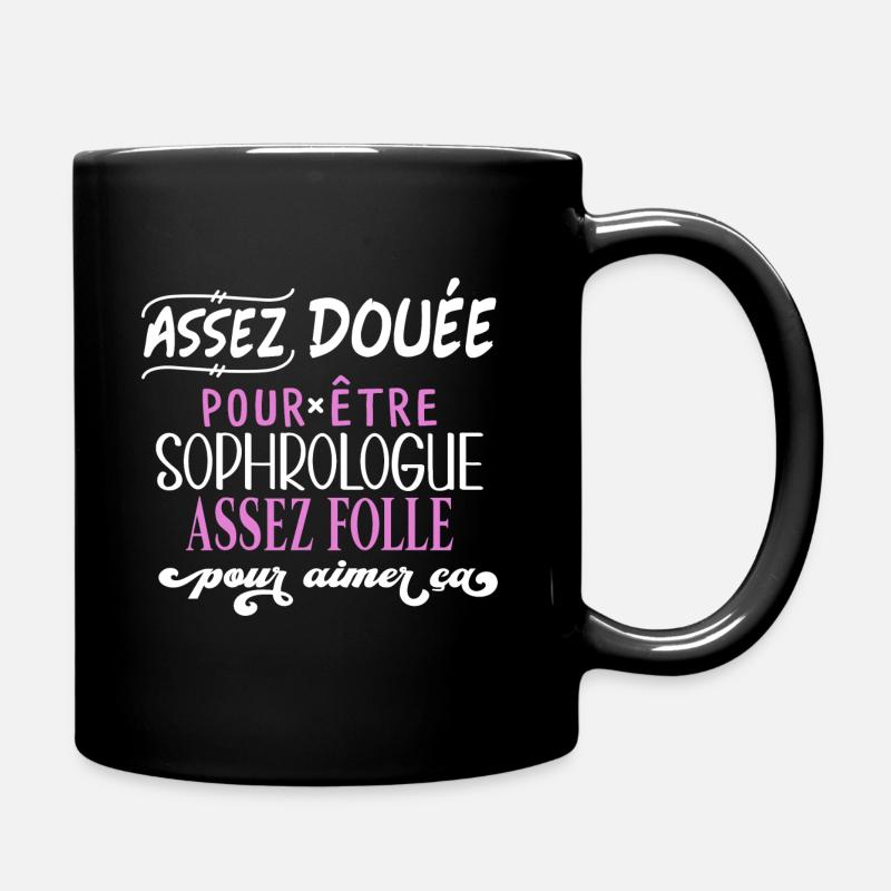 Sophrologue humour métier idée cadeau professions - Mug uni - noir