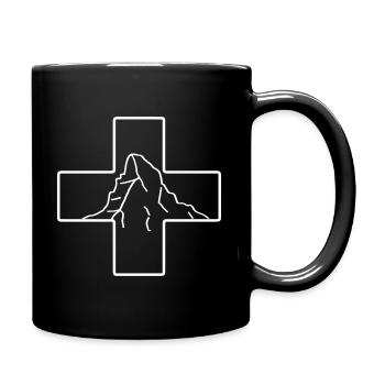 Matterhorn | Switzerland | Mountains | Hiking | Ski sport - Full Colour Mug - black - Right