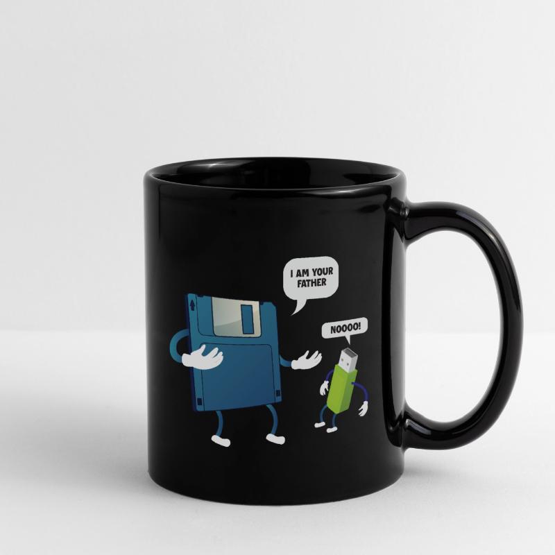Father _ Son Floppy Disk ... Programmers & Nerd Full Colour Mug