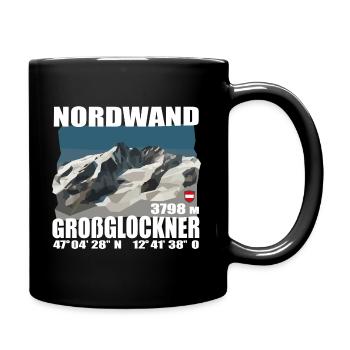 Großglockner 3798 Kärnten Austria Österreich Berg - Tasse einfarbig - Schwarz - Rechts