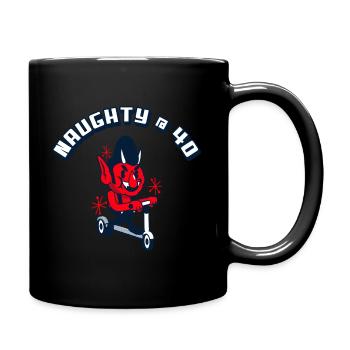 Coquine à 40 cadeaux amusants pour la Saint-Valentin - Mug uni - noir - Droite