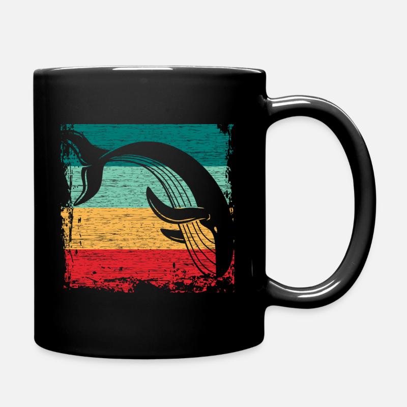 baleine - Mug uni - noir