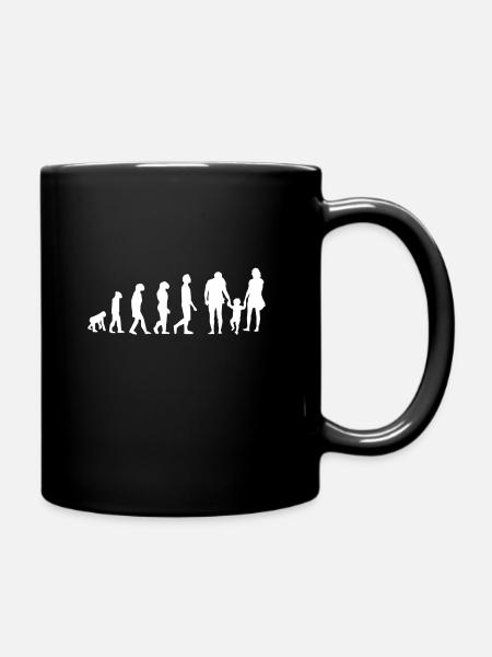 ÉVOLUTION FAMILLE - Mug uni - noir