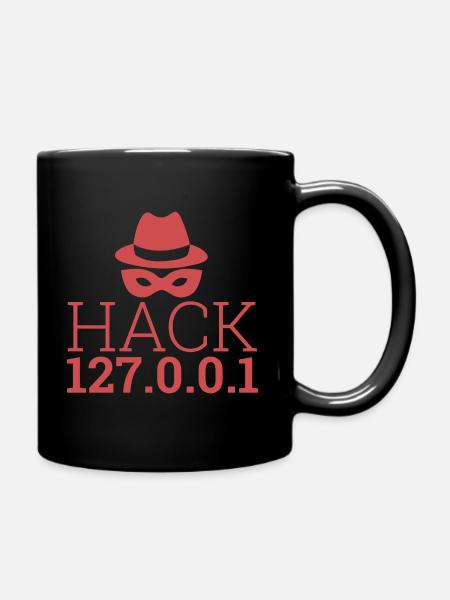« Hack 127.0.0.1 » | Hacker - Mug uni - noir