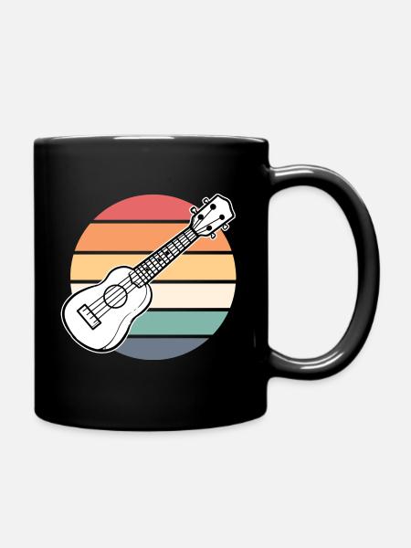 Ukulélé Ukulee Vintage - Mug uni - noir