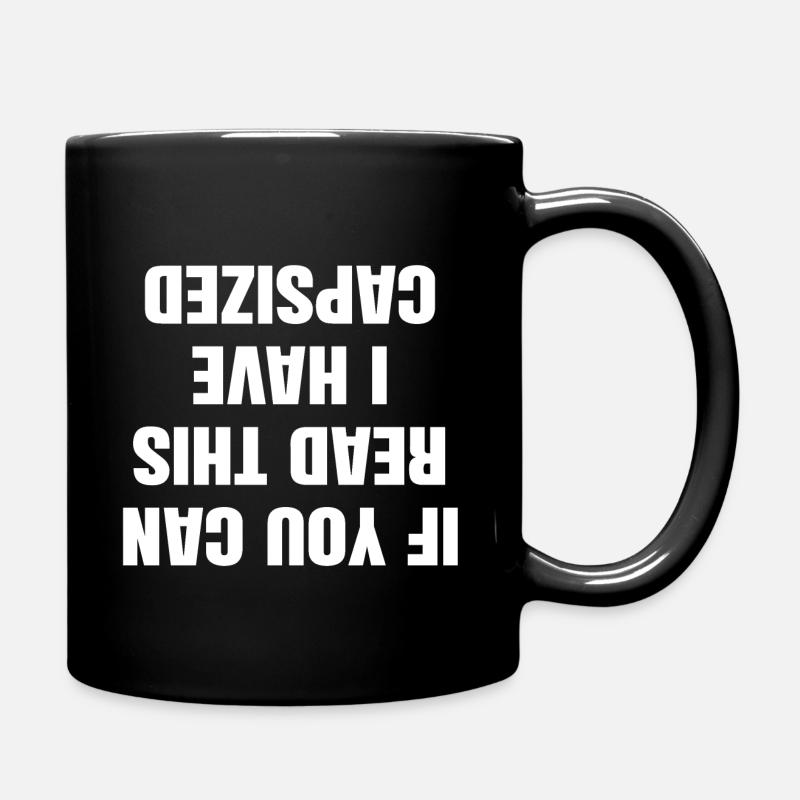 si vous pouvez lire ceci, j’ai chaviré - Mug uni - noir
