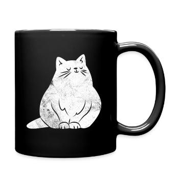 Chat chat chat - Mug uni - noir - Droite