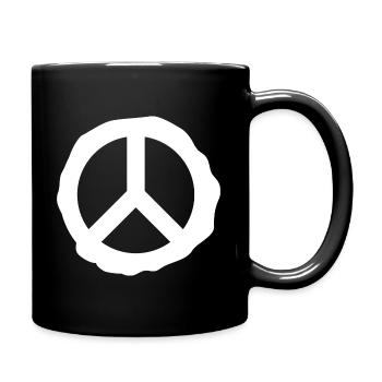 Anniversaire d'idée cadeau paix paix - Mug uni - noir - Droite