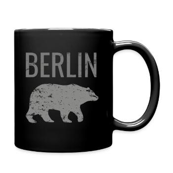 Berlin avec l’ours ours comme Berlin Rengain - Mug uni - noir - Droite