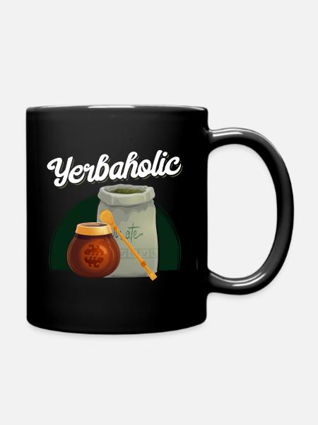 Amusant amant thé Yerba Mate - Mug uni - noir