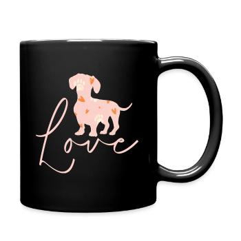 Dachshund Dachshund Dog - Full Colour Mug - black - Right