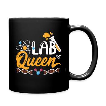 Laboratory Labassistant Lab Queen - Full Colour Mug - black - Right