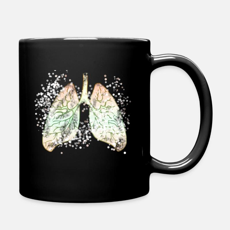 Organ Lunge - Tasse einfarbig - Schwarz